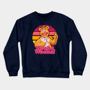 Wocka Wocka Fozzie Bear Muppets Crewneck Sweatshirt